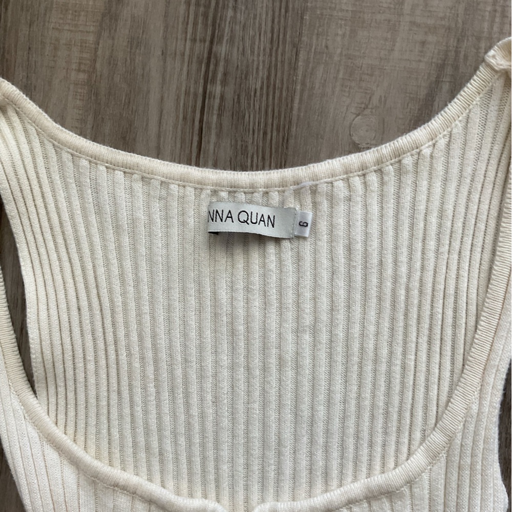 Anna Quan Ribbed Midi Dress size 6 - Picture 3 of 4